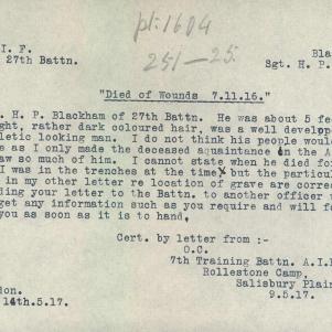Soldier packet page