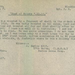 Soldier packet page