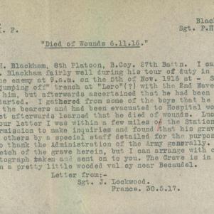 Soldier packet page