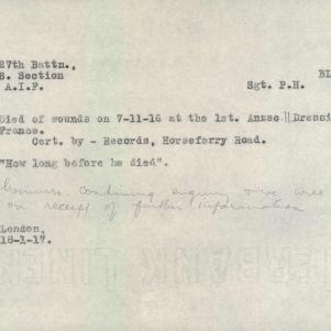 Soldier packet page