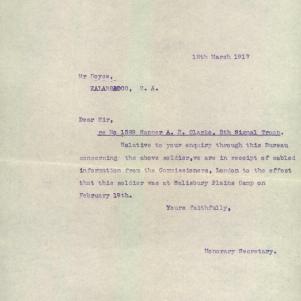 Soldier packet page