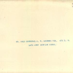 Soldier packet page