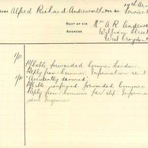 Soldier packet page