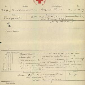 Soldier packet page