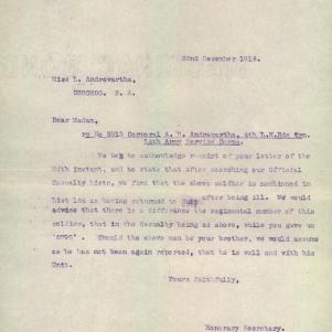 Soldier packet page