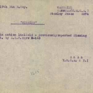 Soldier packet page