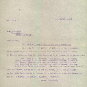 Soldier packet page