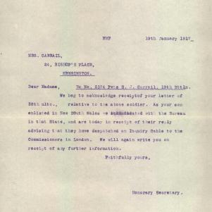 Soldier packet page