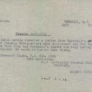 Soldier packet page