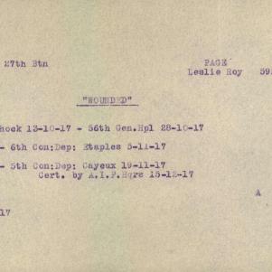 Soldier packet page