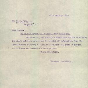 Soldier packet page