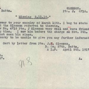 Soldier packet page