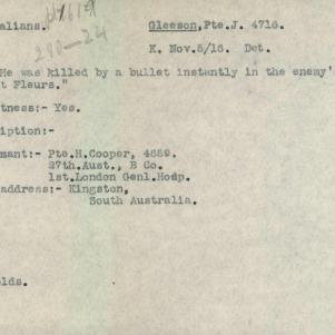 Soldier packet page