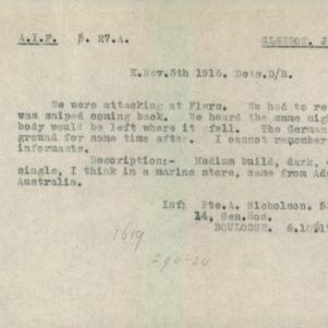 Soldier packet page
