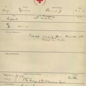 Soldier packet page