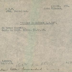 Soldier packet page