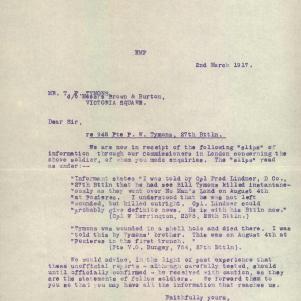 Soldier packet page