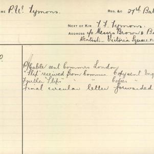 Soldier packet page