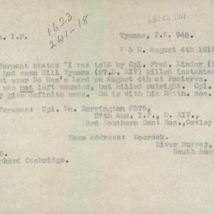 Soldier packet page