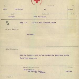 Soldier packet page