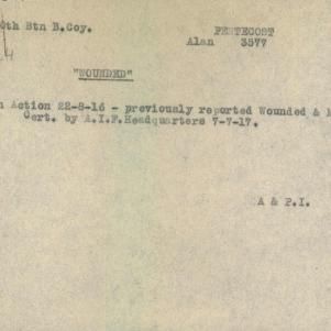 Soldier packet page