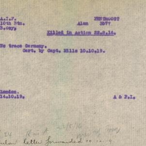 Soldier packet page