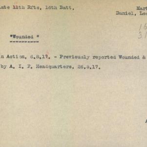 Soldier packet page