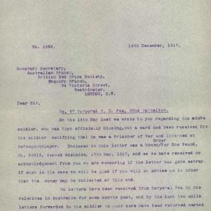 Soldier packet page