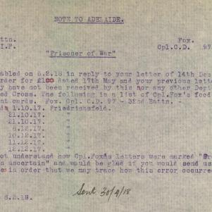 Soldier packet page