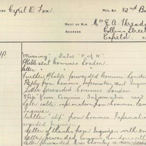 Soldier packet page