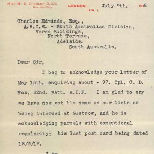 Soldier packet page