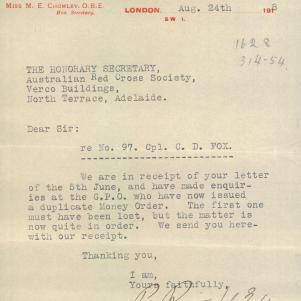 Soldier packet page