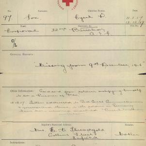 Soldier packet page