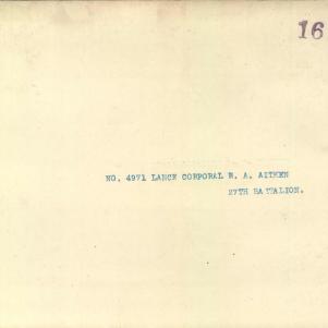 Soldier packet page