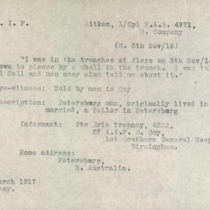 Soldier packet page