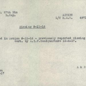 Soldier packet page