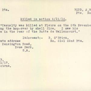 Soldier packet page