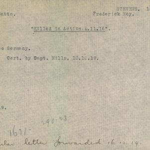 Soldier packet page