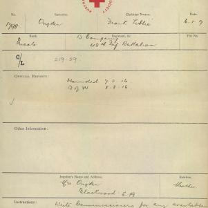 Soldier packet page