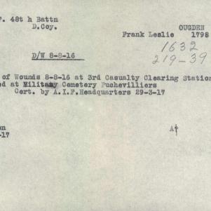 Soldier packet page