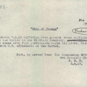 Soldier packet page