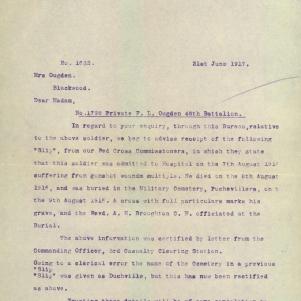 Soldier packet page