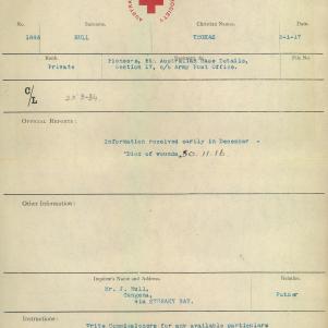 Soldier packet page