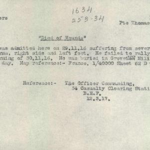 Soldier packet page