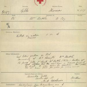 Soldier packet page