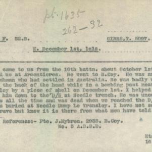 Soldier packet page