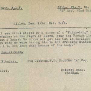 Soldier packet page