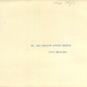 Soldier packet page