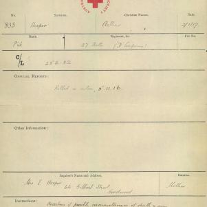Soldier packet page
