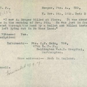 Soldier packet page